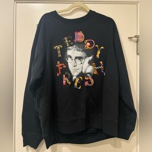 Elton John x Teddy Fresh Collab Embroidered Pull Over Crewneck Sweatshirt Size L